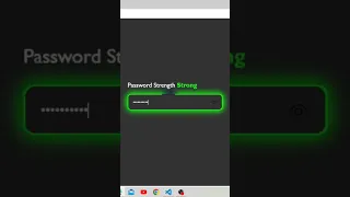 Password Strength Checker using Html css and javascript