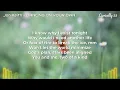 Jon Keith - DANCING ON YOUR OWN (Lyrics)