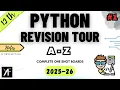 Class 12 Computer Science Python Revision Tour BOARDS 2025-26 ONE SHOT Best Explaination
