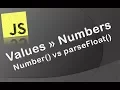 Javascript Non-numbers to Numbers parseFloat vs Number