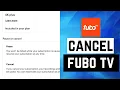 How To Cancel Your Fubo TV Subscription - Full Guide