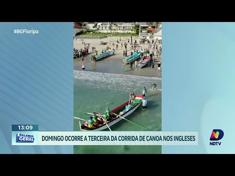 Terceira edição da Corrida de Canoa: domingo na Praia dos Ingleses