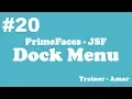 PrimeFaces - JSF Tutorial Dock Menu in PrimeFaces using Netbeans IDE Part-20