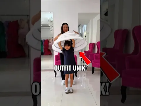 Ibunya😍Punya Cara Unik Mendandani Putrinya Hasil Akhirnya Tak Terduga #shortvideo