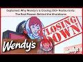 Why Wendy s Is Closing 200 Restaurants The Real Reason Behind the Shutdowns