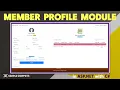 User Profile Module of E-Library Management Website in ASP NET with C programming MS SQL Database