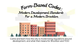 Brockton Public Meeting City-Wide Form-Based Code Workshop 5-22-24