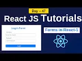 Form handling in react forms in react React JS tutorials in Telegu react js