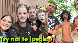Try not to laugh challenge gone wrong😂 | sabka face white hogaya😂