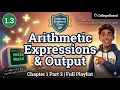 Arithmetic Expressions Operations and Output print vs println
