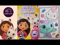 Mercat and Cakey Coloring in Gabby s Dollhouse Relaxing and Fun Coloring Pages for Kids