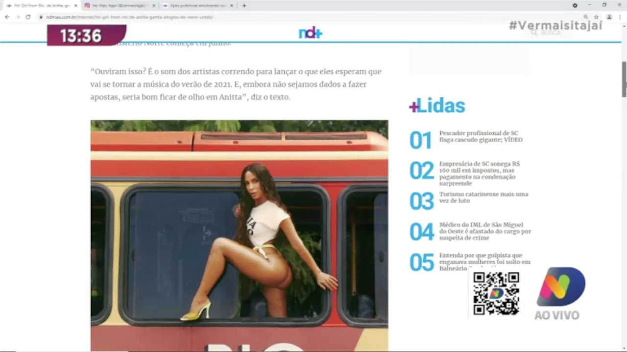 Cantora Anitta é destaque no Reino Unido, e dupla sertaneja Victor & Léo está de volta