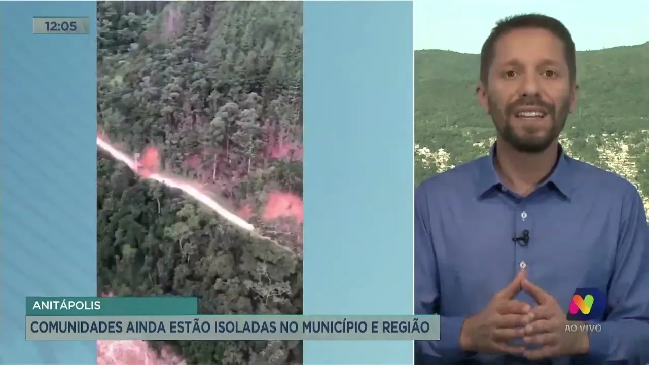 Anitápolis: comunidades ainda estão isoladas no município e região