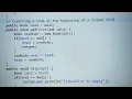 Inserting a node at the beginning of a linked list implementation in java