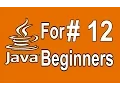 Java Tutorial For Beginners - 12