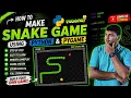 How to Make Snake Game Using Python Pygame Step-by-Step Tutorial With Rakib Hasan -252001021