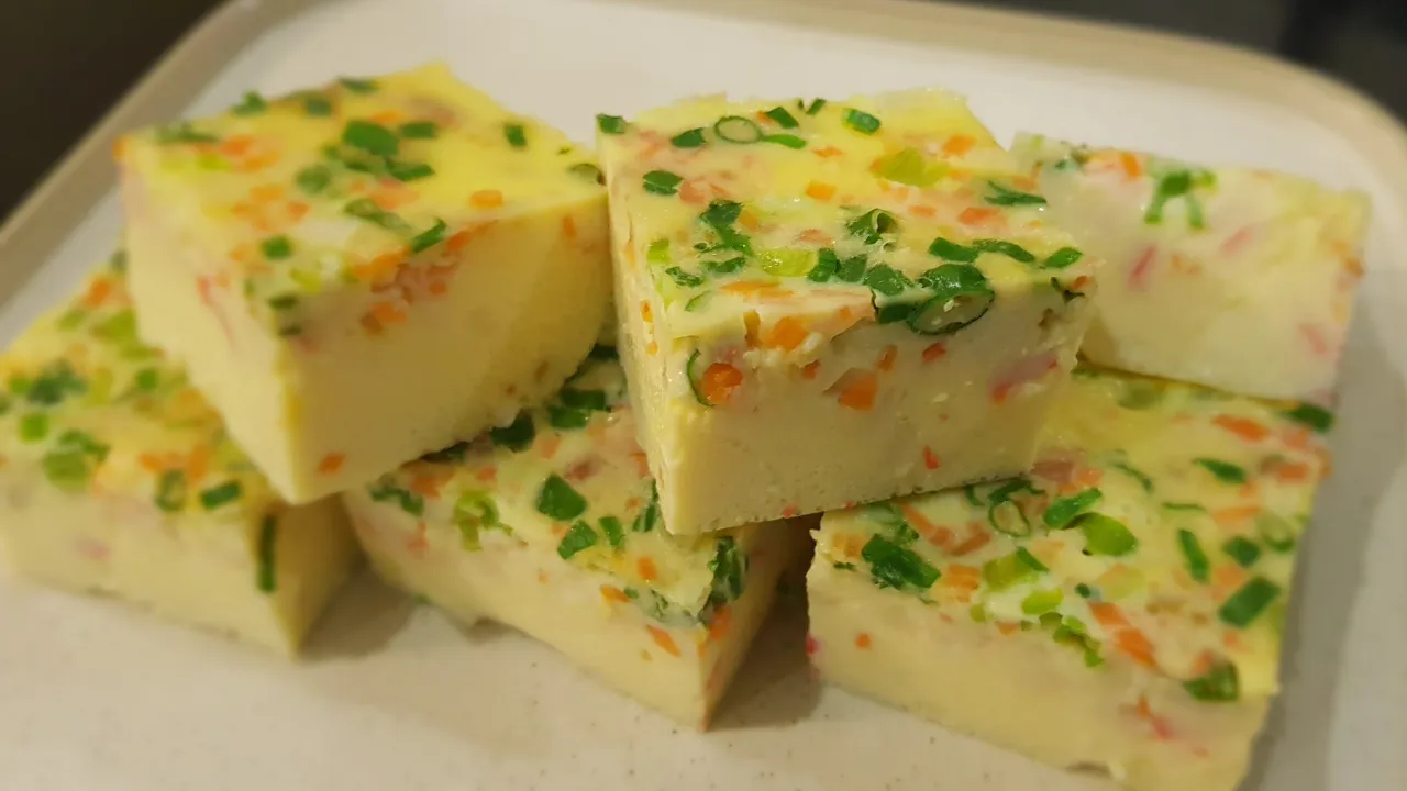 "급식 계란찜" - 학교에서 먹던 그 맛. 간단 레시피~ Steamed Eggs