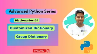 2 Part 03 Creating Group Dictionaries in Python with UserDict Class Advanced Python Series Python