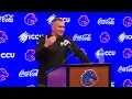 Boise State football fall camp Full news conference