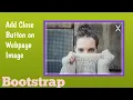 Adding Close button on images in website or blog