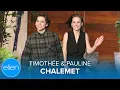 Sibling Duo Timothee Pauline Chalamet