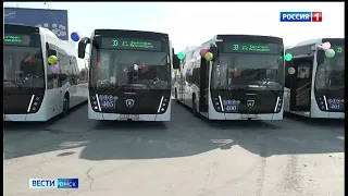 В Омске сразу 20 новых автобусов вышли в линию