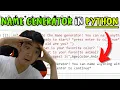 How to make a NAME GENERATOR in PYTHON Super Easy 2022 Mini Project