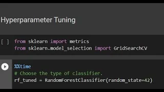 how to do a gridsearch with sklearn gridsearchcv randomforest metrics