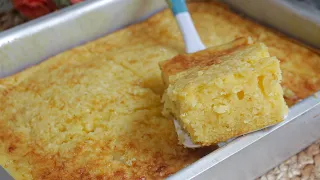 BOM-BOCADO DE FUBÁ: BOLO BOM-BOCADO DE FUBÁ MOLHADINHO FÁCIL DE FAZER | SÓ MISTURAR