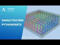 ALLTO Single Foundation PythonParts In Allplan