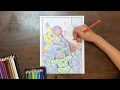 Spaceship Kids Coloring Page