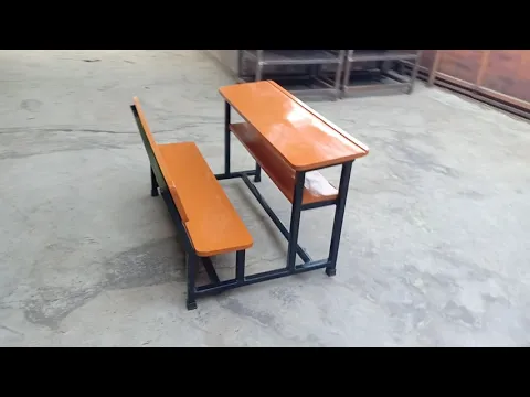 Download MP3 school furniture#two seater school bench#sai steel product#for nursery #2022#school bench#