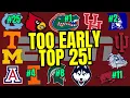 Reacting To ESPN s Way Too Early College Basketball Top 25