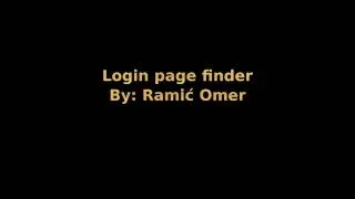 Login page finder admin page finder - LPF python script