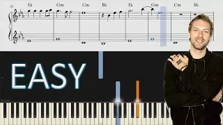 Download Coldplay - Fix You - EASY Piano Tutorial + SHEETS MP3