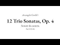 12 Trio Sonatas / Sonate da camera, Op. 4 [2/3] - Corelli (Score)