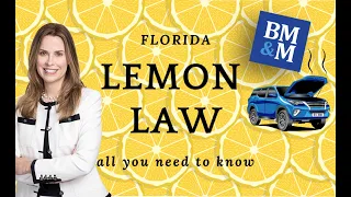 Florida Lemon Law Questions Answered