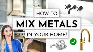 HOW TO MIX METALS LIKE AN INTERIOR DESIGNER