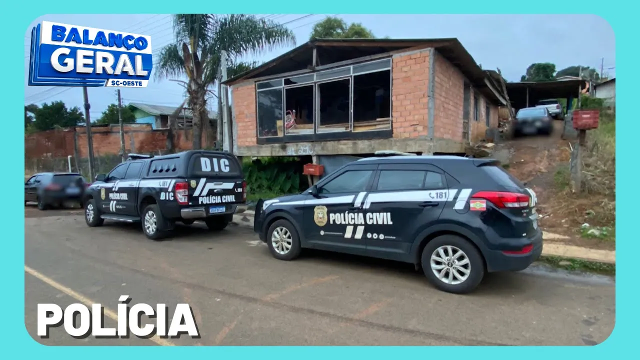 Polícia Civil prende seis pessoas em operação contra o tráfico de drogas em Caçador