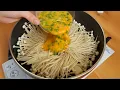 Download Lagu Omelet met enoki-paddenstoelen! Eet er veel van in de zomer, licht en ontzettend lekker!