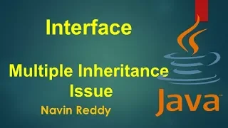 7 Java Tutorial Multiple Inheritance issue with Interface