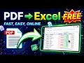 How to Convert Bank Statement PDF to Excel in 30 Seconds Free Online Tool