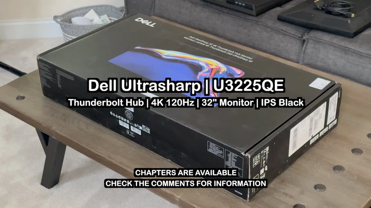 I'm addicted to this monitor. | Dell 32" 4K 120Hz Thunderbolt Display | U3225QE | Premium Monitor: video thumbnail