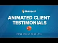 Animated Client Testimonials PowerPoint Template