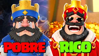 RICO 💵 VS POBRE 💀 EN CLASH ROYALE | LA VUELTA