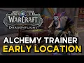 WoW Dragonflight - Alchemy Trainer Early Location AH