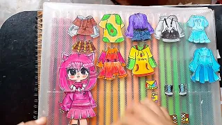 🌸𝕡𝕒𝕡𝕖𝕣 𝕕𝕚𝕪🌸DY DRESSING🛍️👗Outfit book cantik gampang dan mudqh😲✨#subcribe #fyp #trending #trebding
