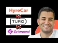 HyreCar vs Turo vs Getaround 2025 comparison