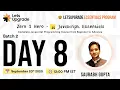 Javascript Essentials Batch 2 Day 8 LetsUpgrade