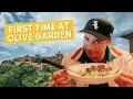 Jeff Mauro Tries Olive Garden for the FIRST TIME Sandwich King Review